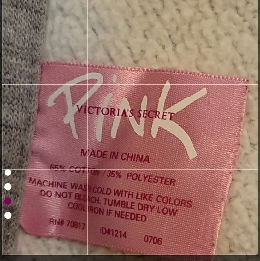 PINK Victoria's Secret Pink and Gray Throw Size 56X68" - Picture 4 of 13